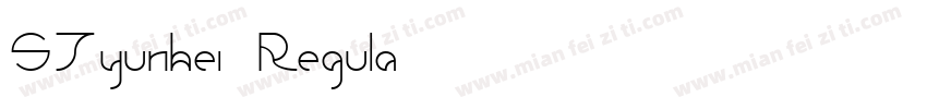 SJyunhei Regula字体转换